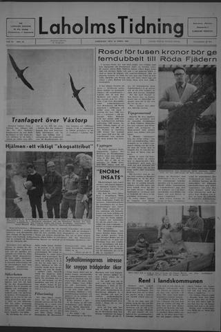 Förstasidan, Lördag 12 april 1969