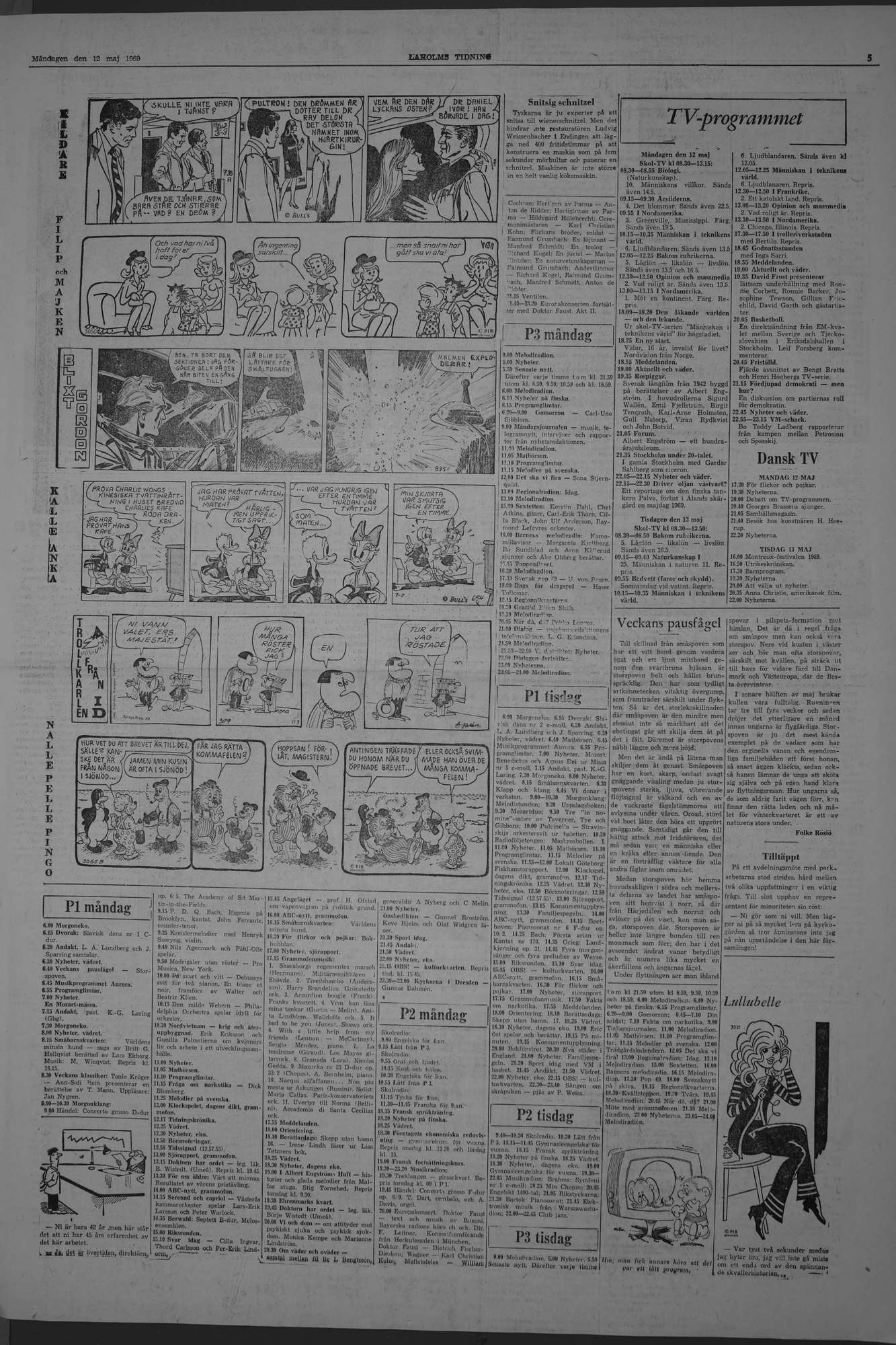Laholms Tidning Måndag 12 maj 1969, sida 5