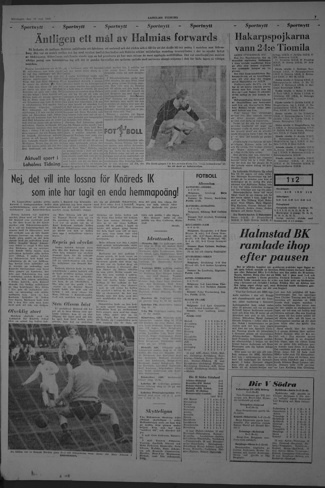 Laholms Tidning Måndag 12 maj 1969, sida 7