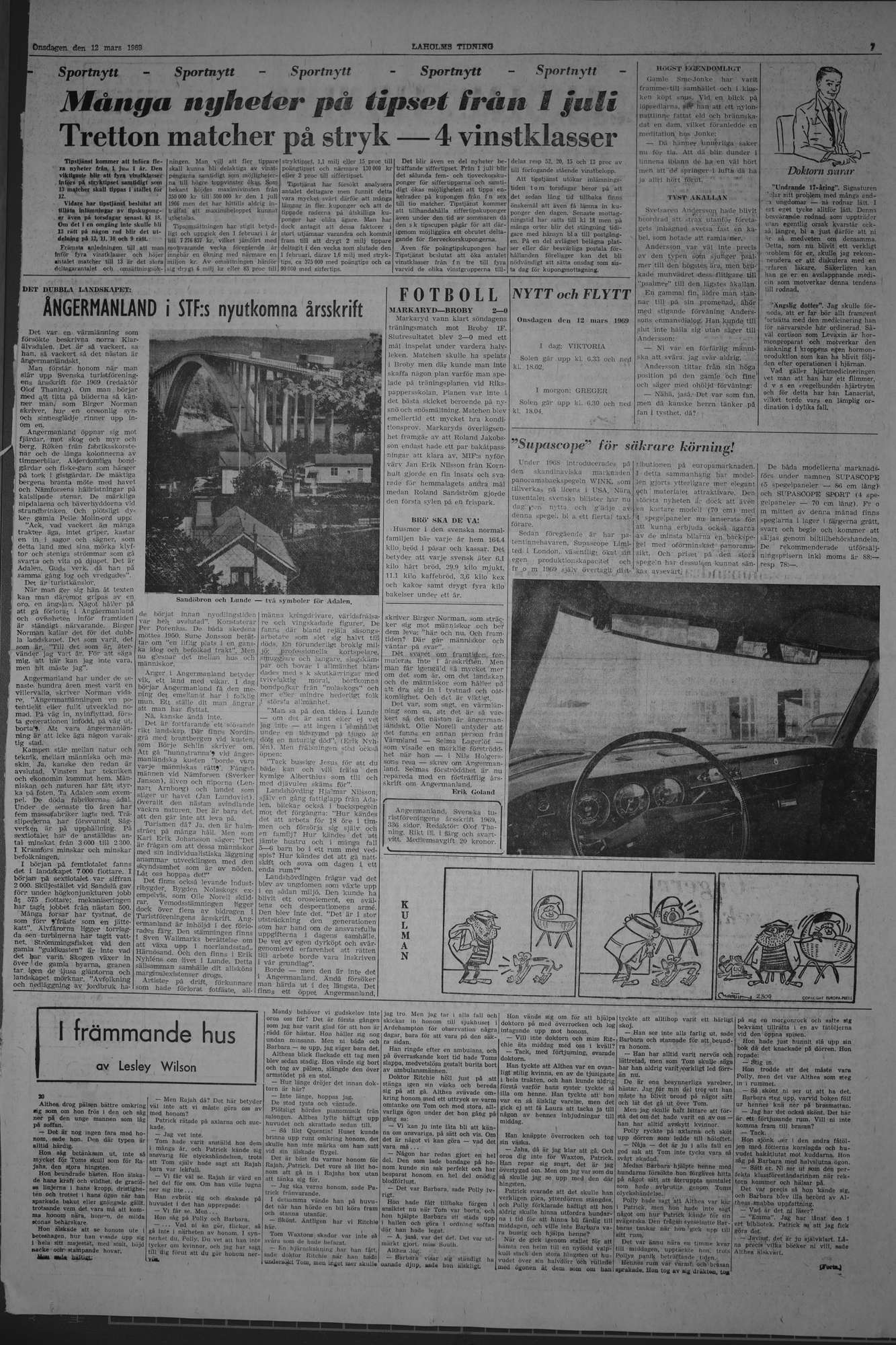 Laholms Tidning Onsdag 12 mars 1969, sida 7