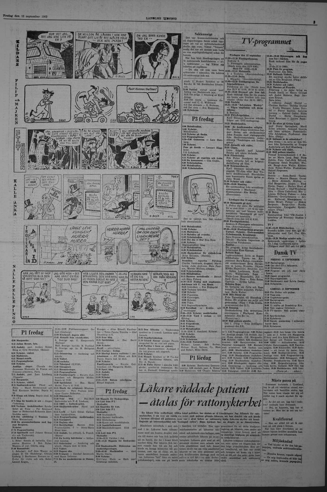 Laholms Tidning Fredag 12 september 1969, sida 5