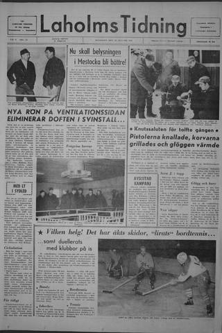 Förstasidan, Måndag 13 januari 1969