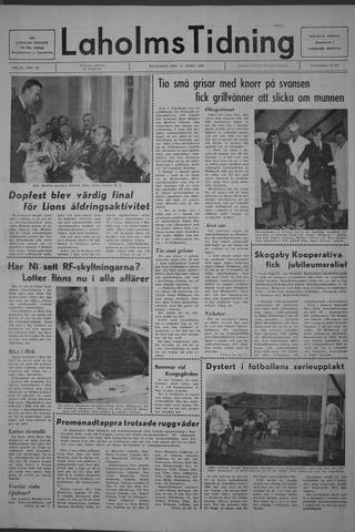 Förstasidan, Måndag 14 april 1969