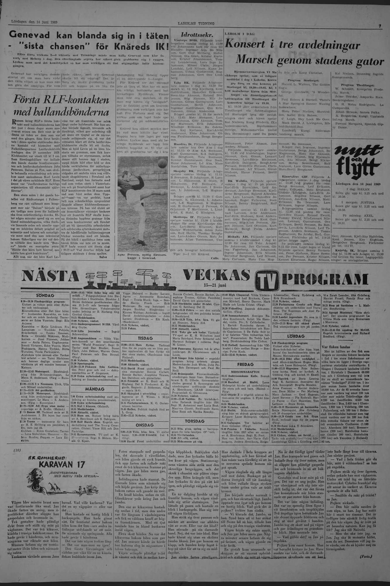 Laholms Tidning Lördag 14 juni 1969, sida 7