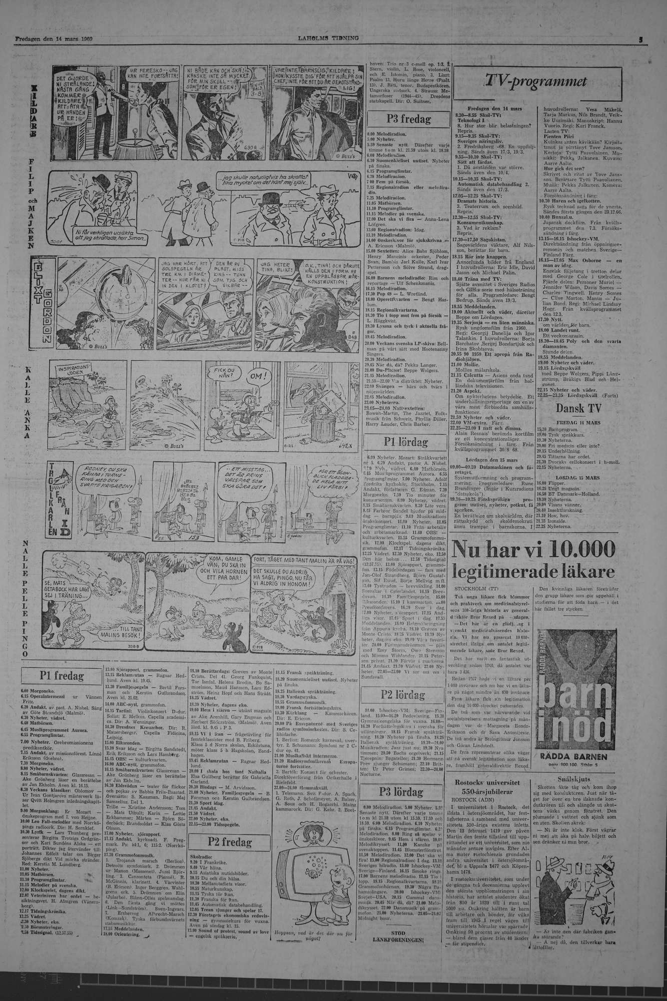 Laholms Tidning Fredag 14 mars 1969, sida 5