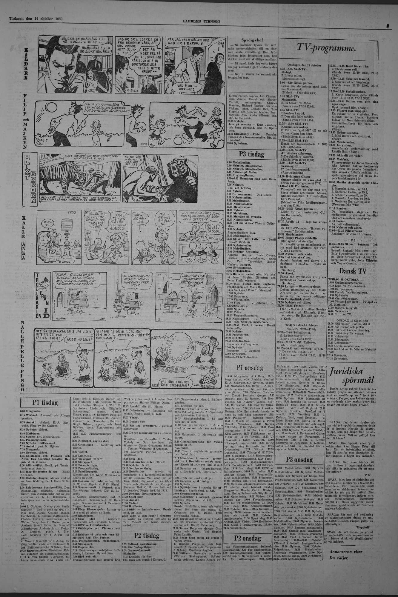Laholms Tidning Tisdag 14 oktober 1969, sida 5