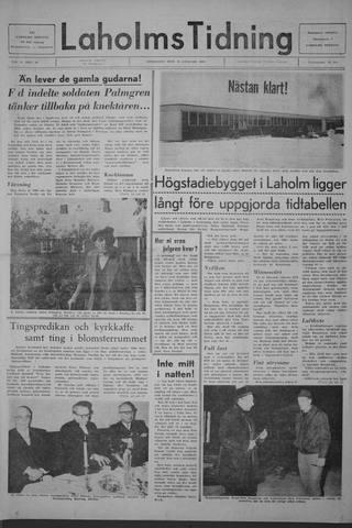 Förstasidan, Onsdag 15 januari 1969
