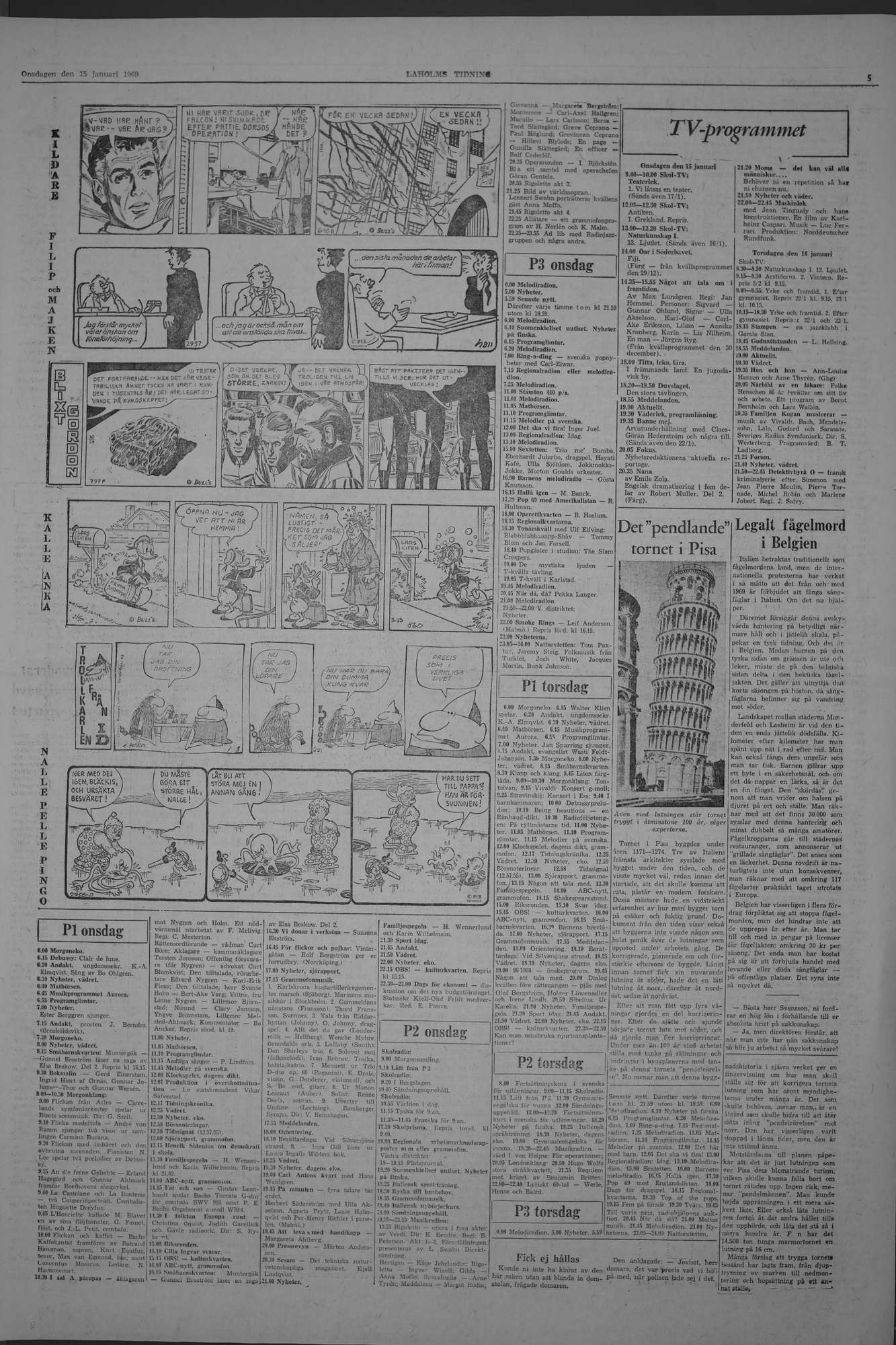 Laholms Tidning Onsdag 15 januari 1969, sida 5