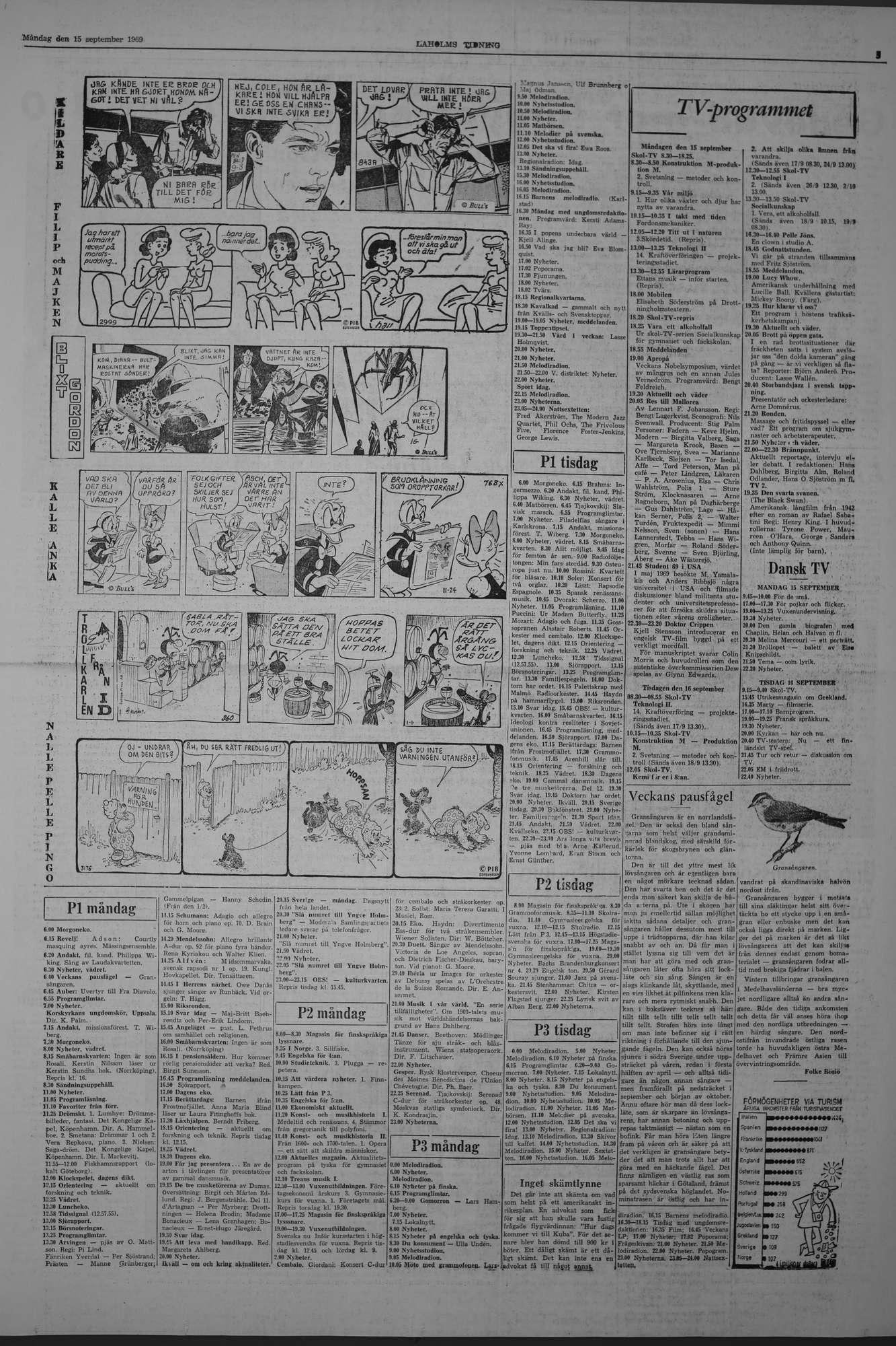 Laholms Tidning Måndag 15 september 1969, sida 5