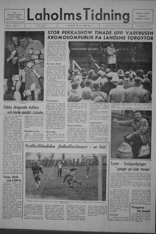 Förstasidan, Onsdag 16 april 1969
