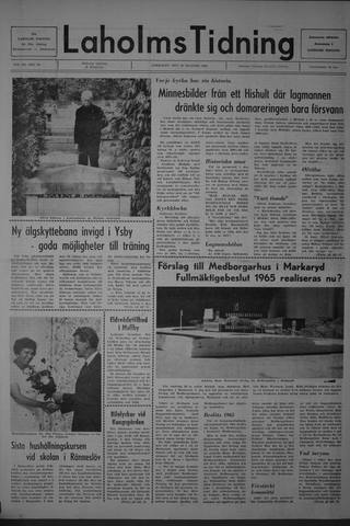 Förstasidan, Lördag 16 augusti 1969