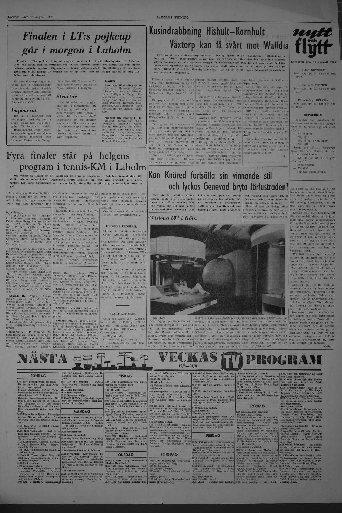 Laholms Tidning Lördag 16 augusti 1969, sida 7