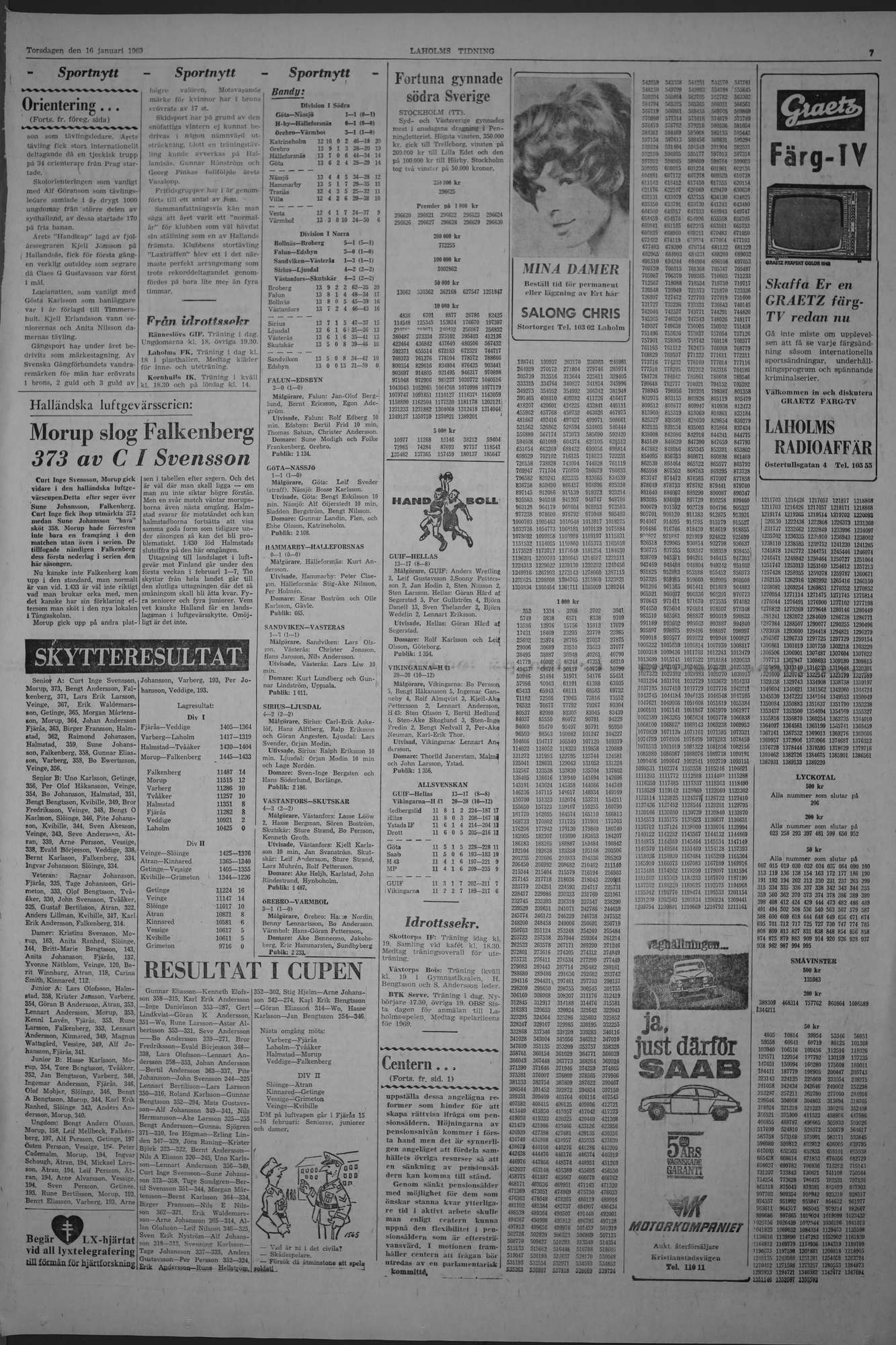 Laholms Tidning Torsdag 16 januari 1969, sida 7