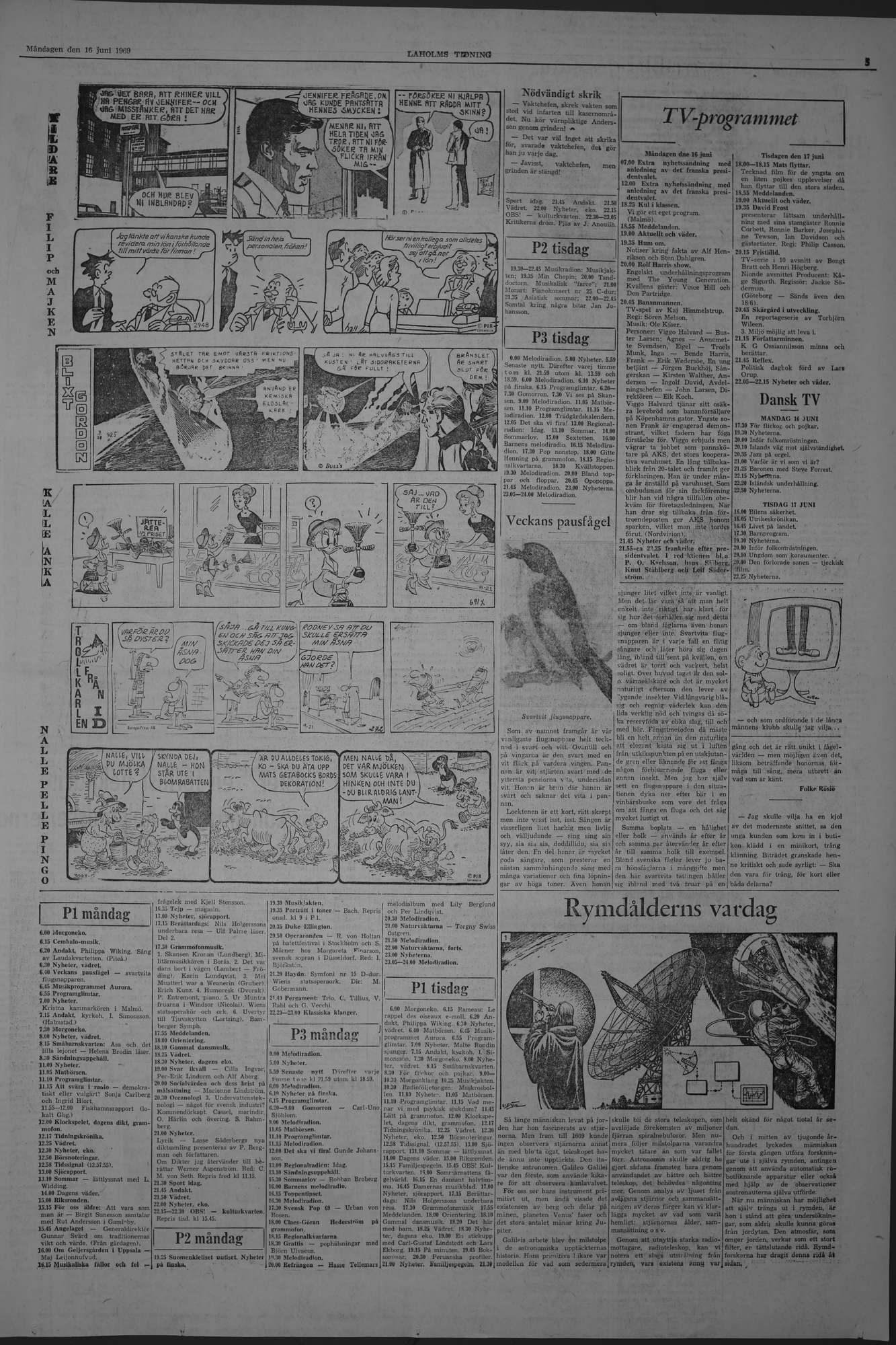 Laholms Tidning Måndag 16 juni 1969, sida 5