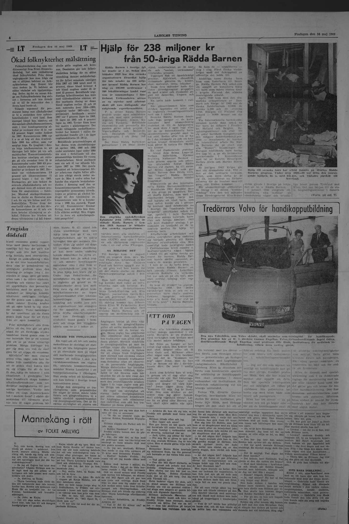Laholms Tidning Fredag 16 maj 1969, sida 4