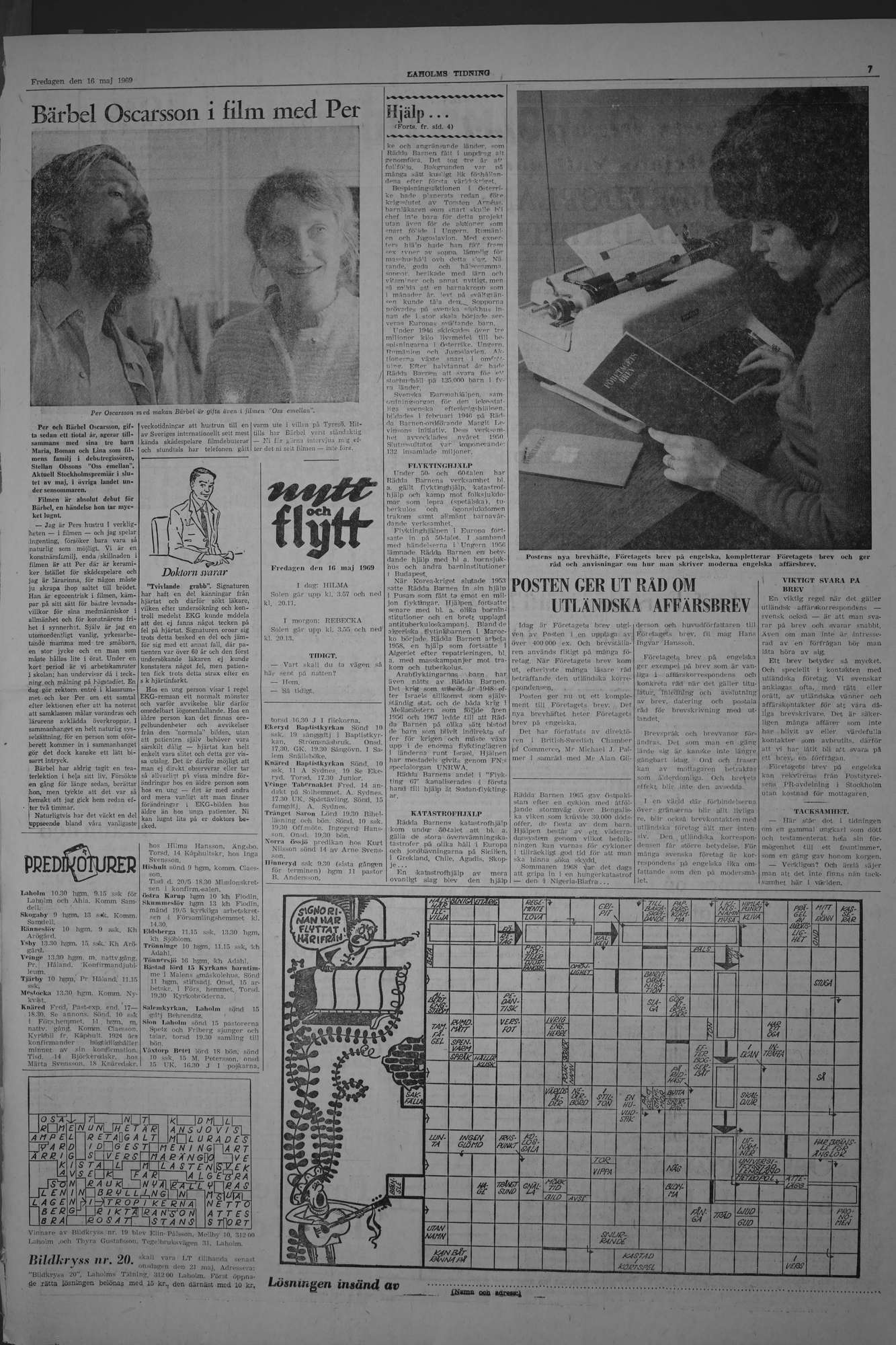 Laholms Tidning Fredag 16 maj 1969, sida 7
