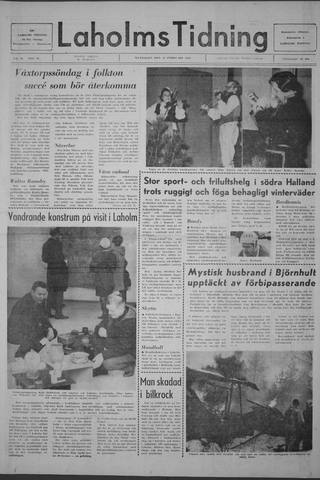 Förstasidan, Måndag 17 februari 1969