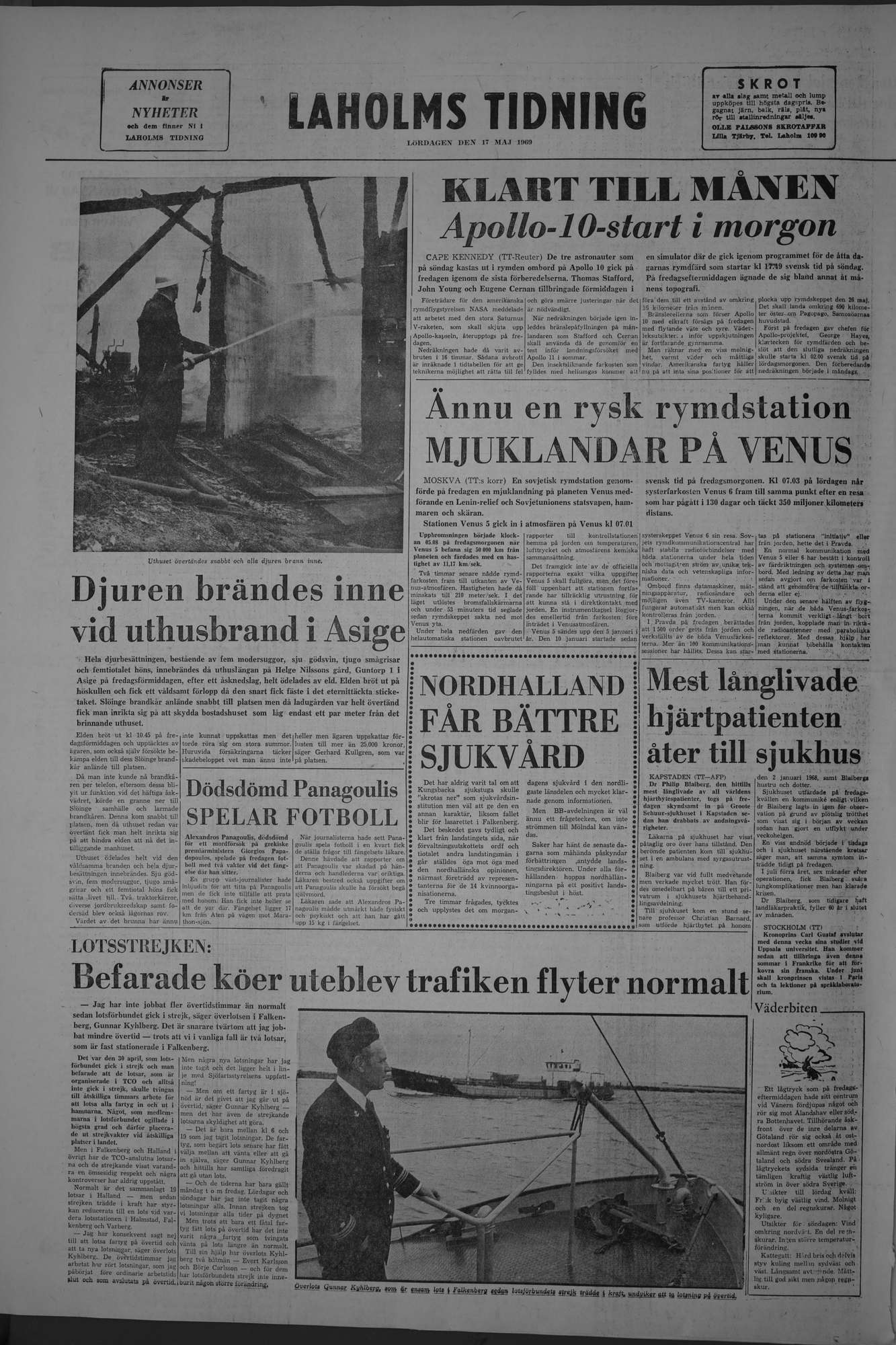Laholms Tidning Lördag 17 maj 1969, sida 8