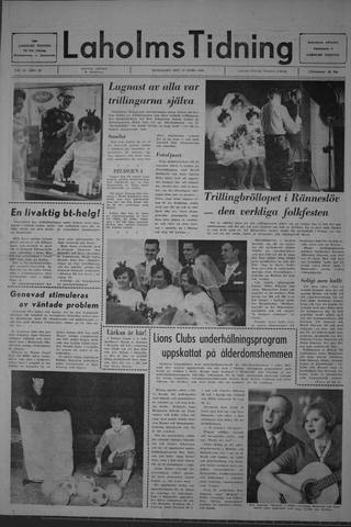 Förstasidan, Måndag 17 mars 1969