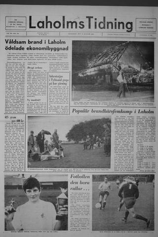 Förstasidan, Måndag 18 augusti 1969