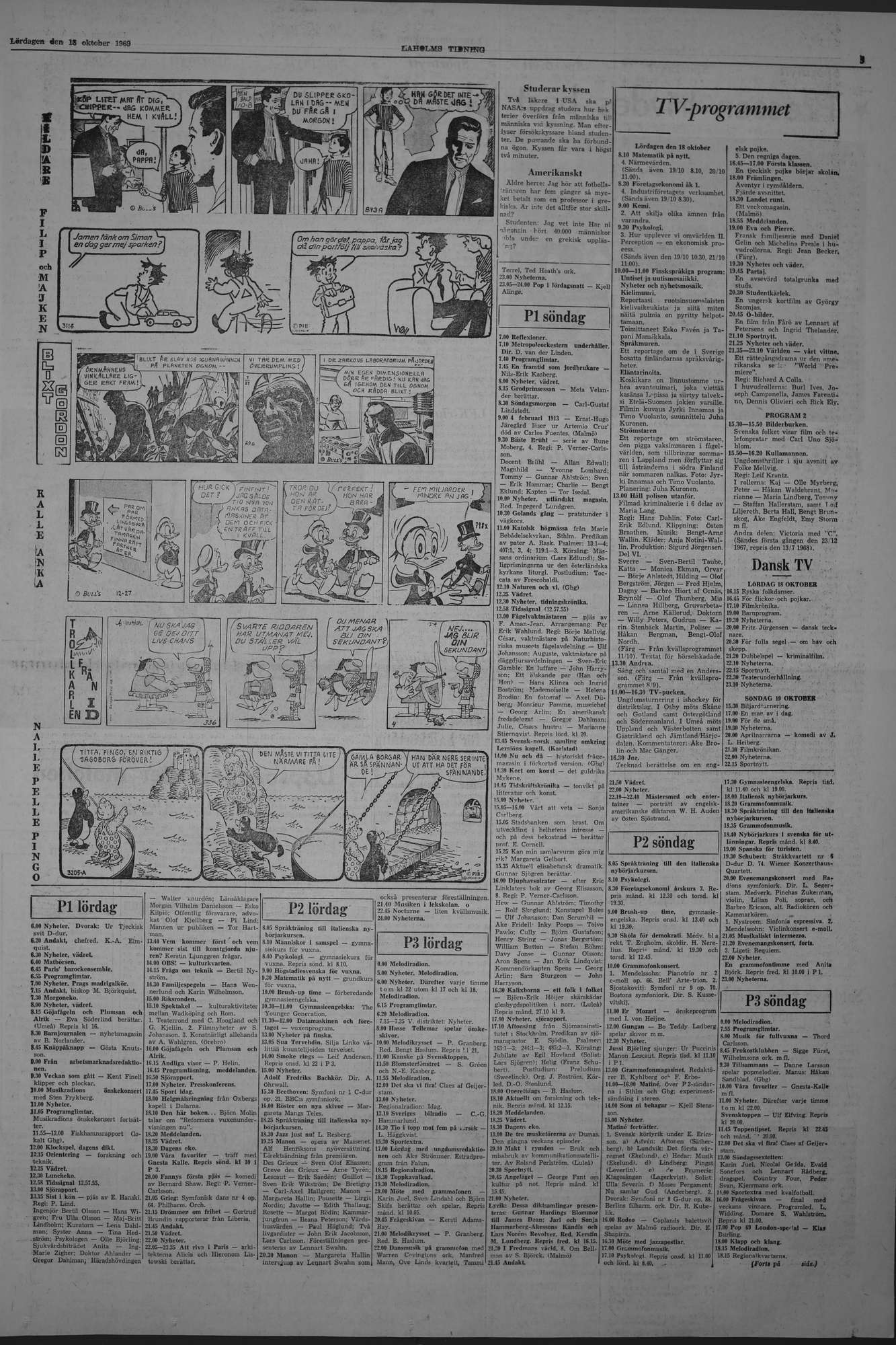 Laholms Tidning Lördag 18 oktober 1969, sida 5