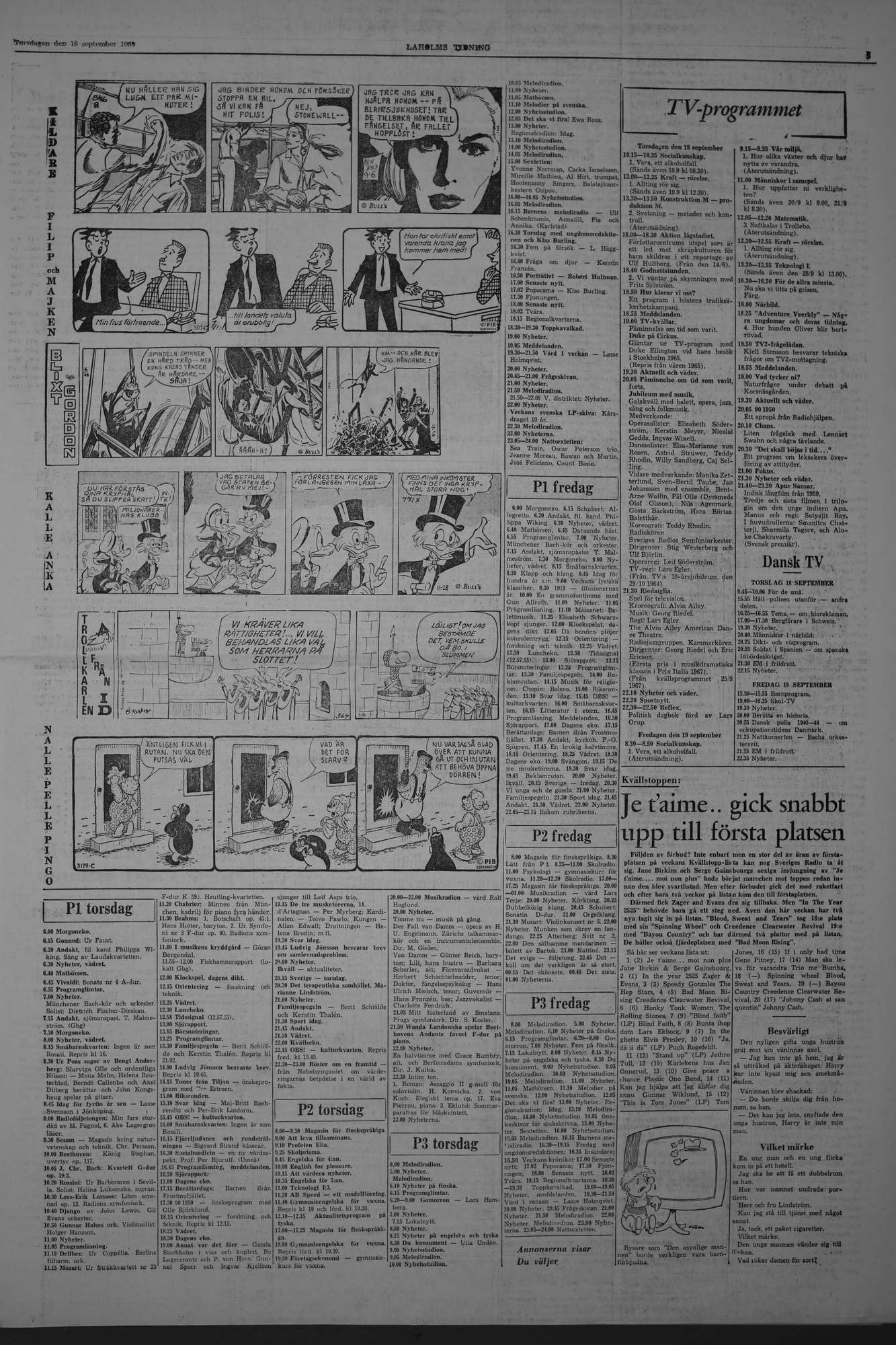 Laholms Tidning Torsdag 18 september 1969, sida 5