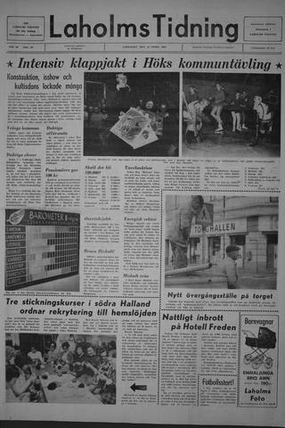 Förstasidan, Lördag 19 april 1969