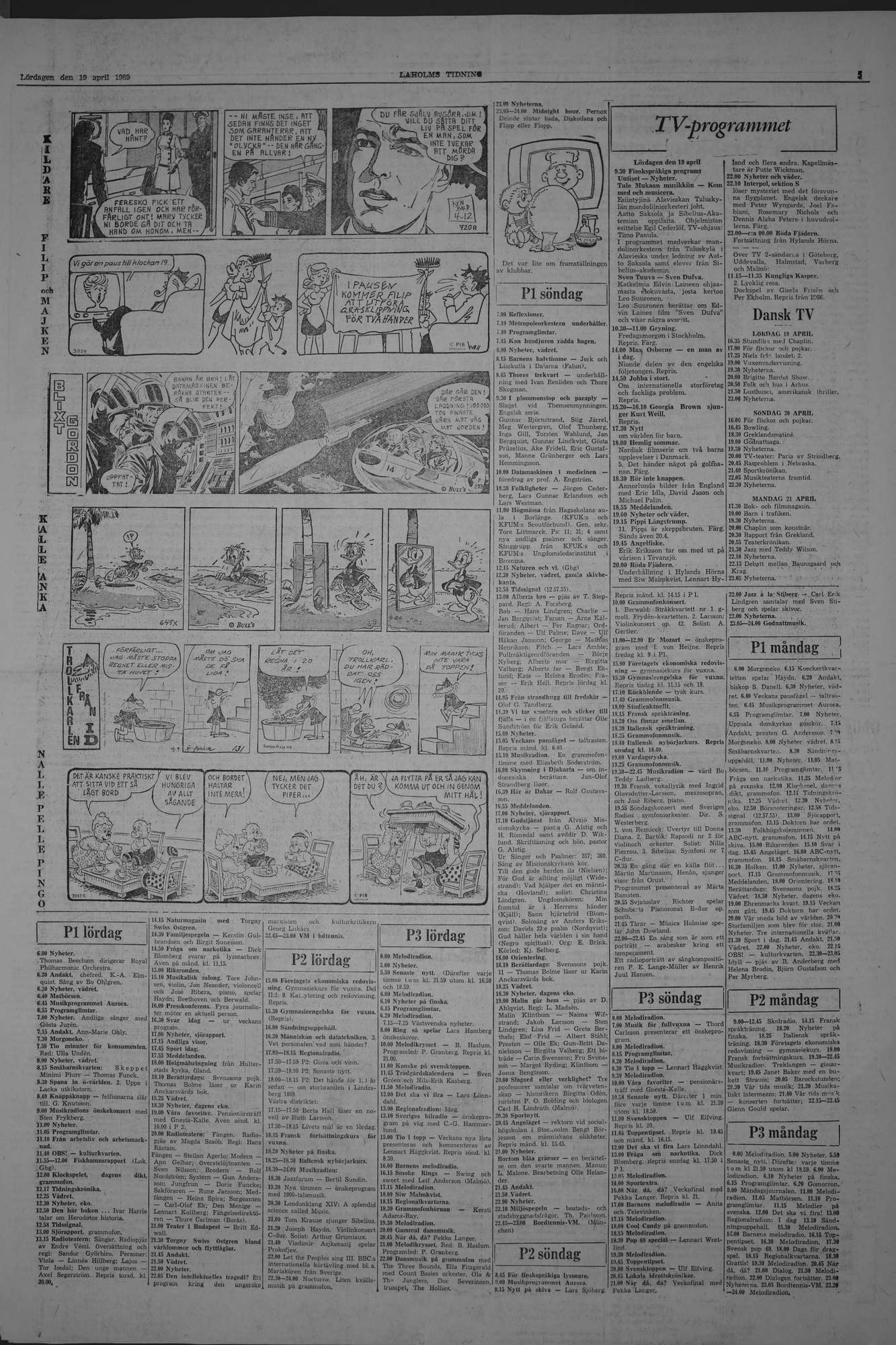 Laholms Tidning Lördag 19 april 1969, sida 5