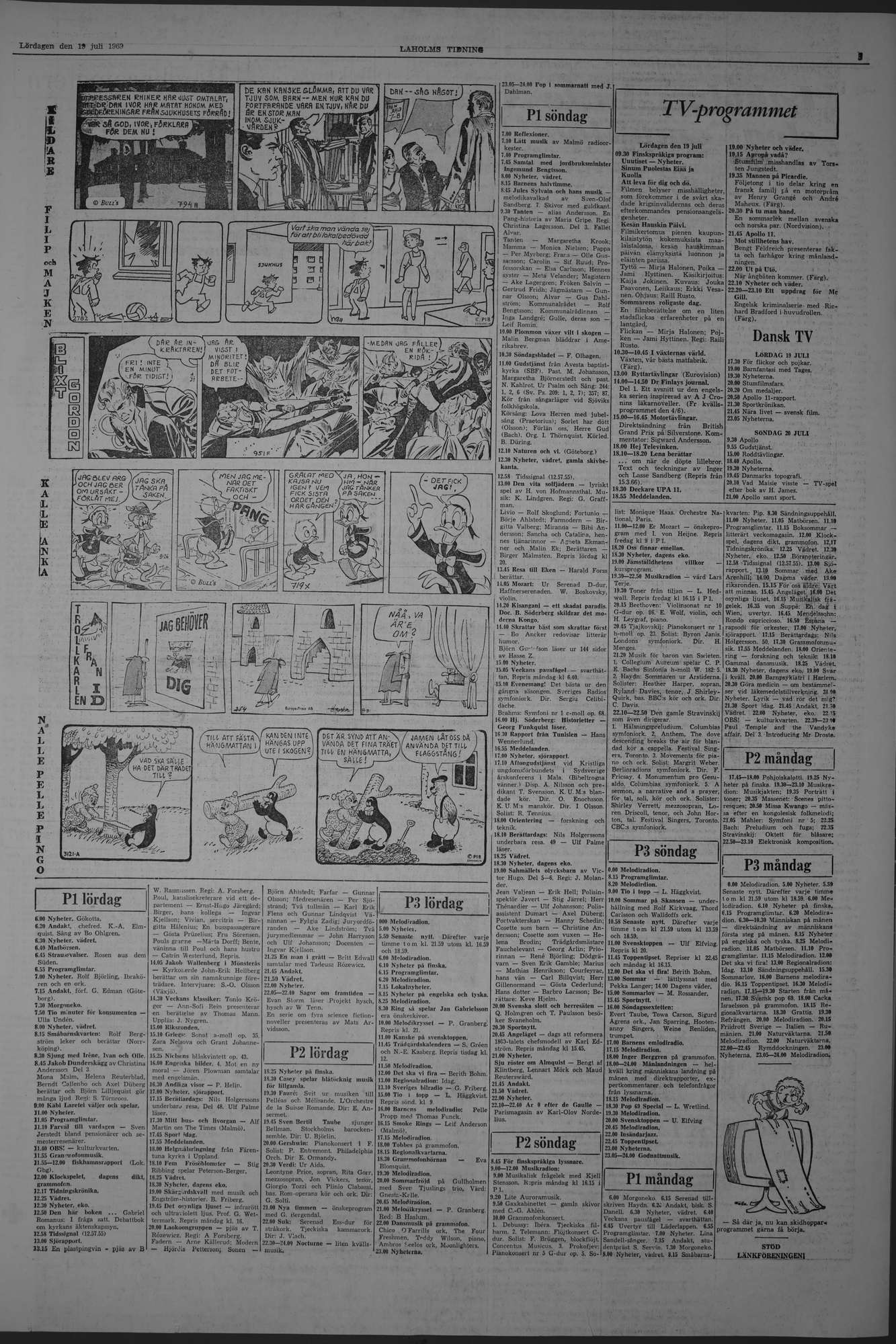 Laholms Tidning Lördag 19 juli 1969, sida 5