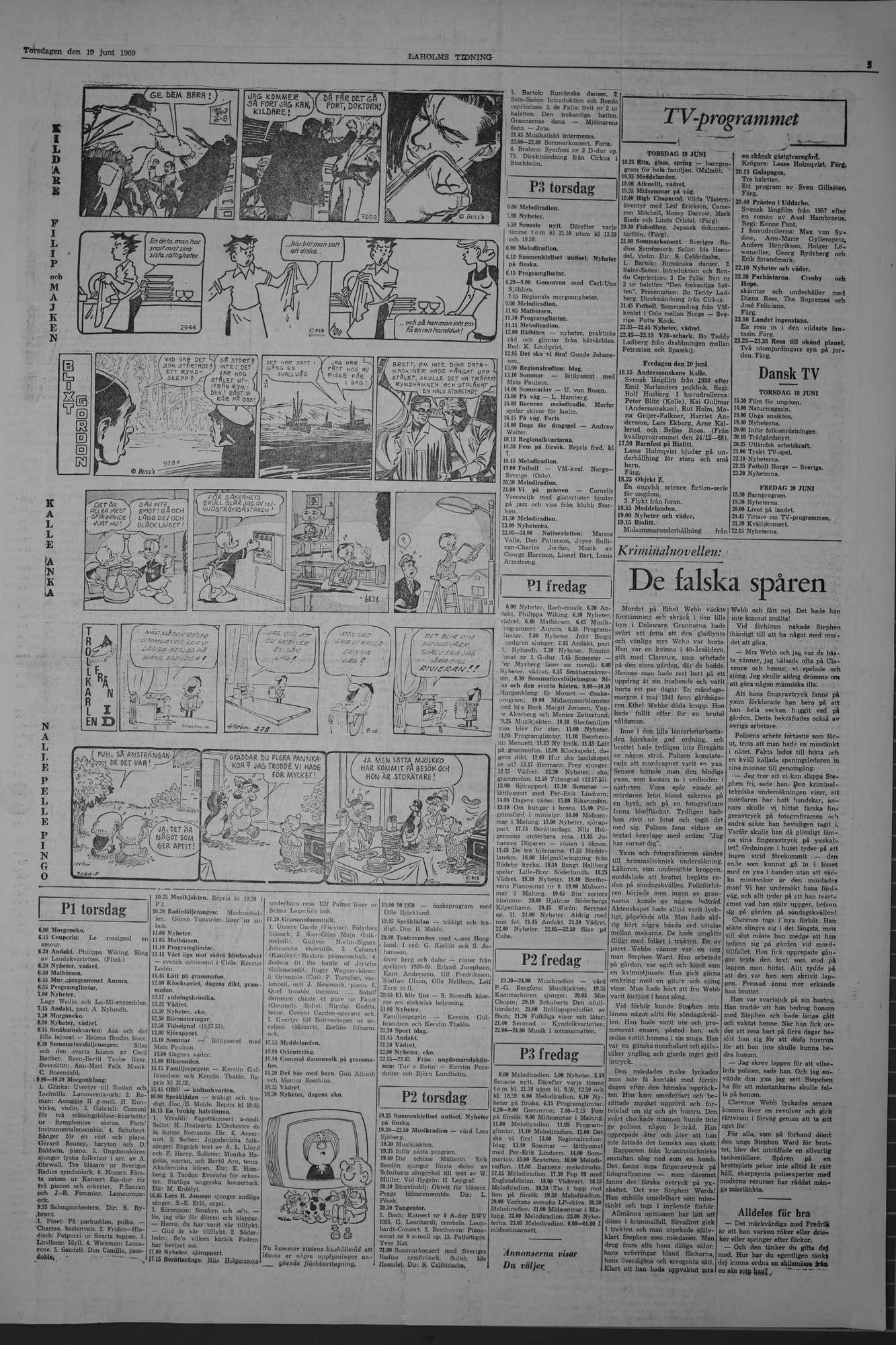 Laholms Tidning Torsdag 19 juni 1969, sida 5
