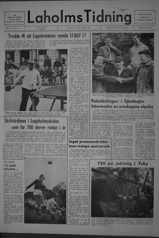 Förstasidan, Måndag 19 maj 1969