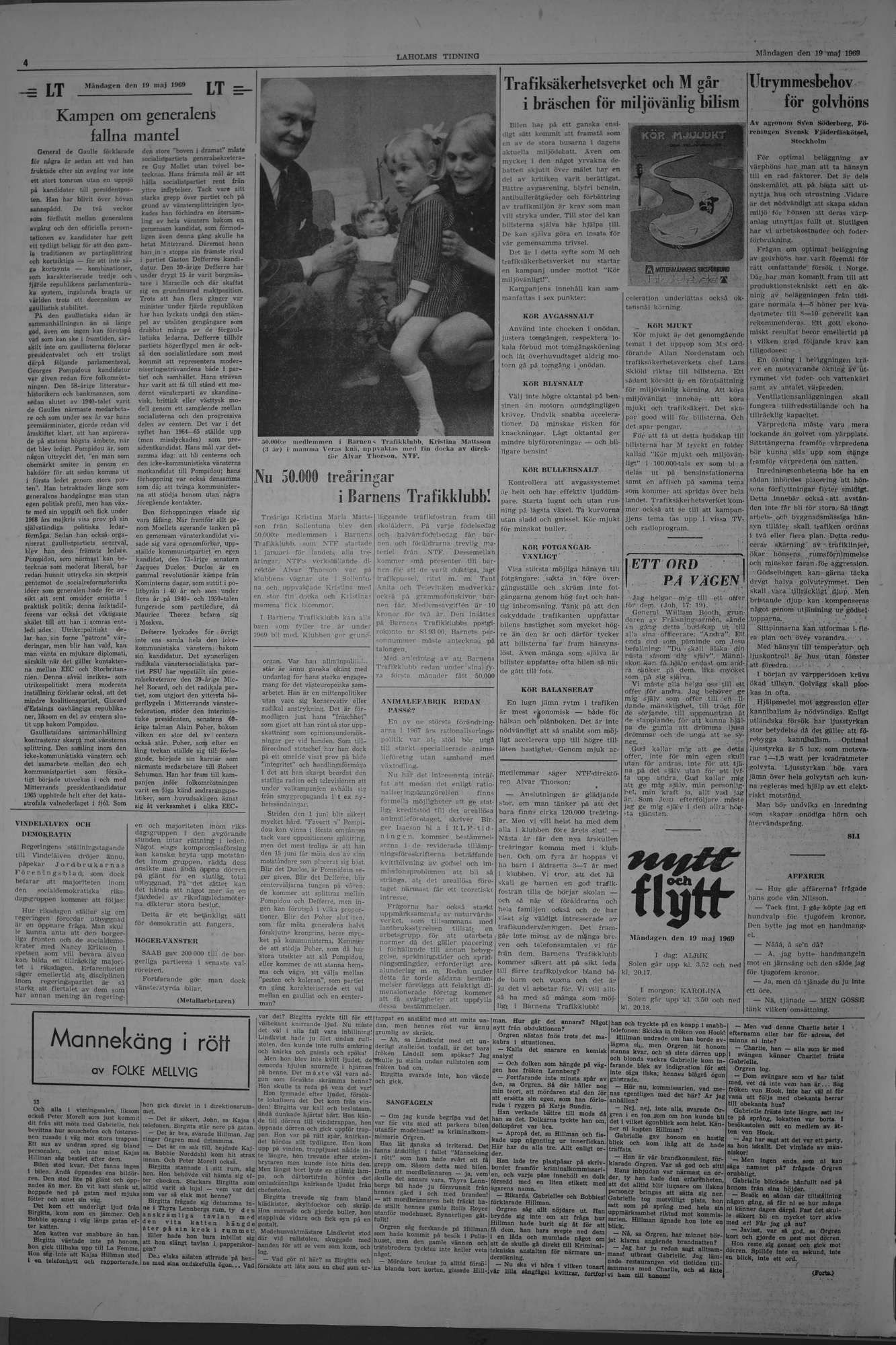 Laholms Tidning Måndag 19 maj 1969, sida 4