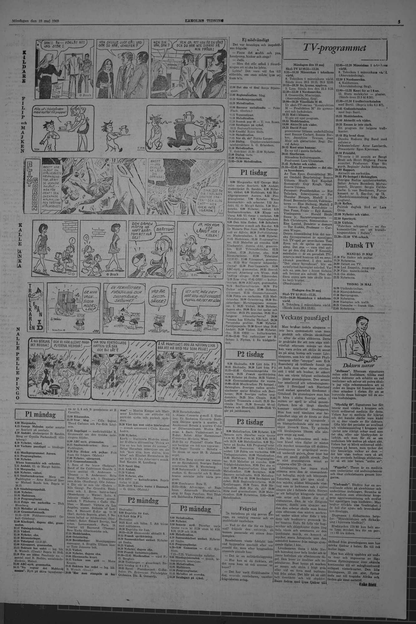 Laholms Tidning Måndag 19 maj 1969, sida 5