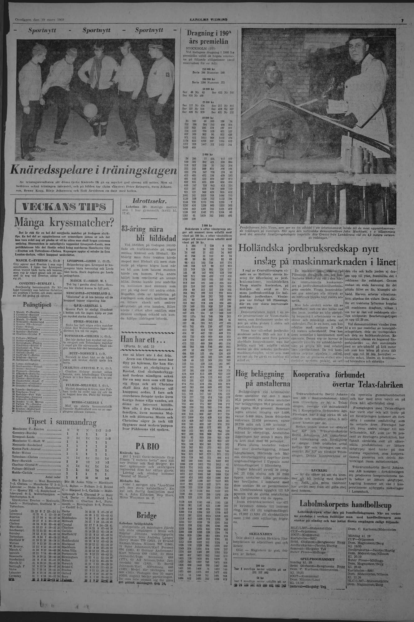 Laholms Tidning Onsdag 19 mars 1969, sida 7