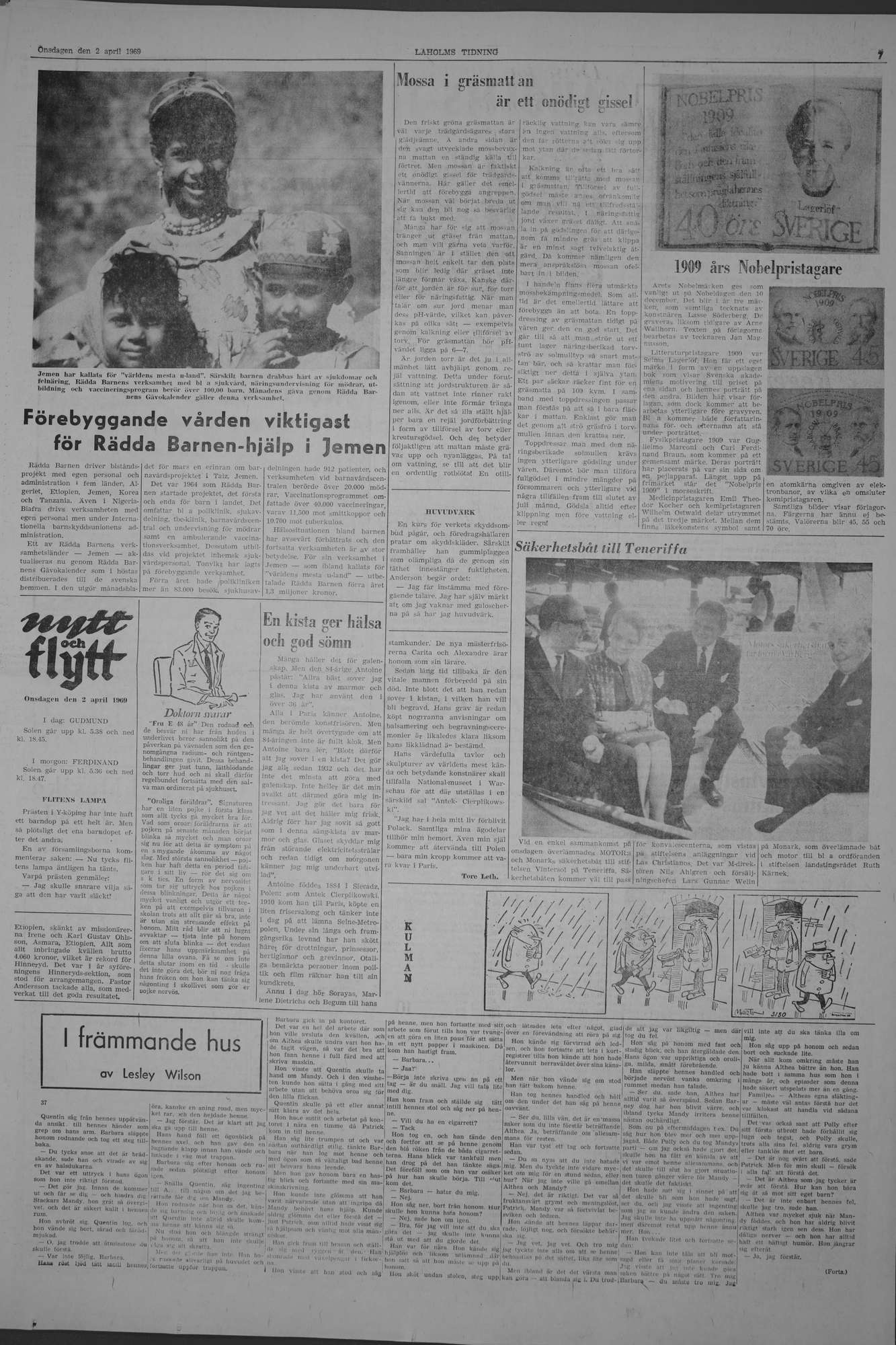 Laholms Tidning Onsdag 2 april 1969, sida 7
