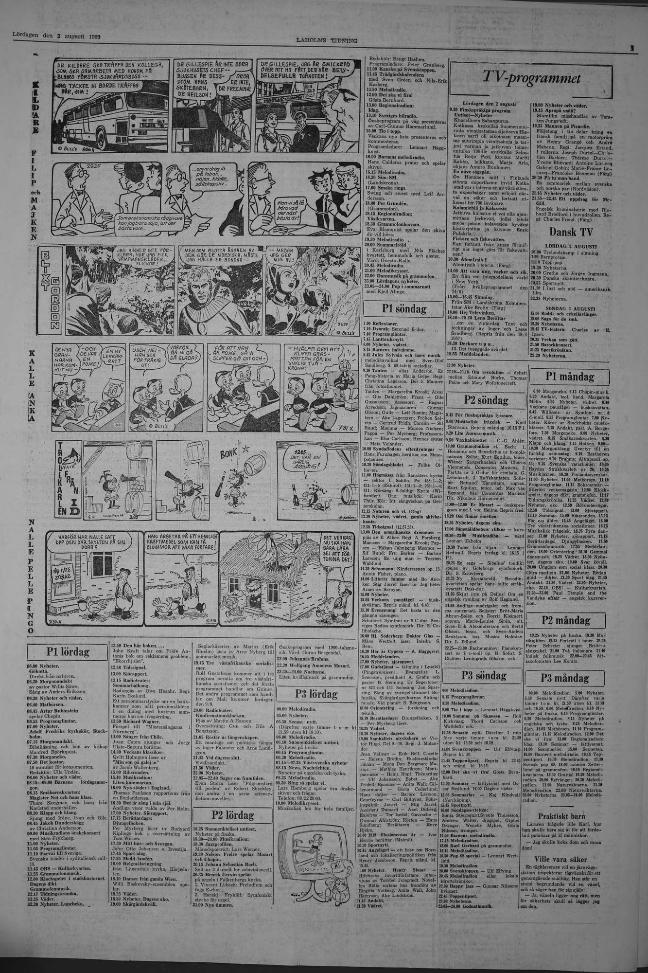 Laholms Tidning Lördag 2 augusti 1969, sida 5