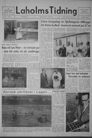 Förstasidan, Onsdag 2 juli 1969