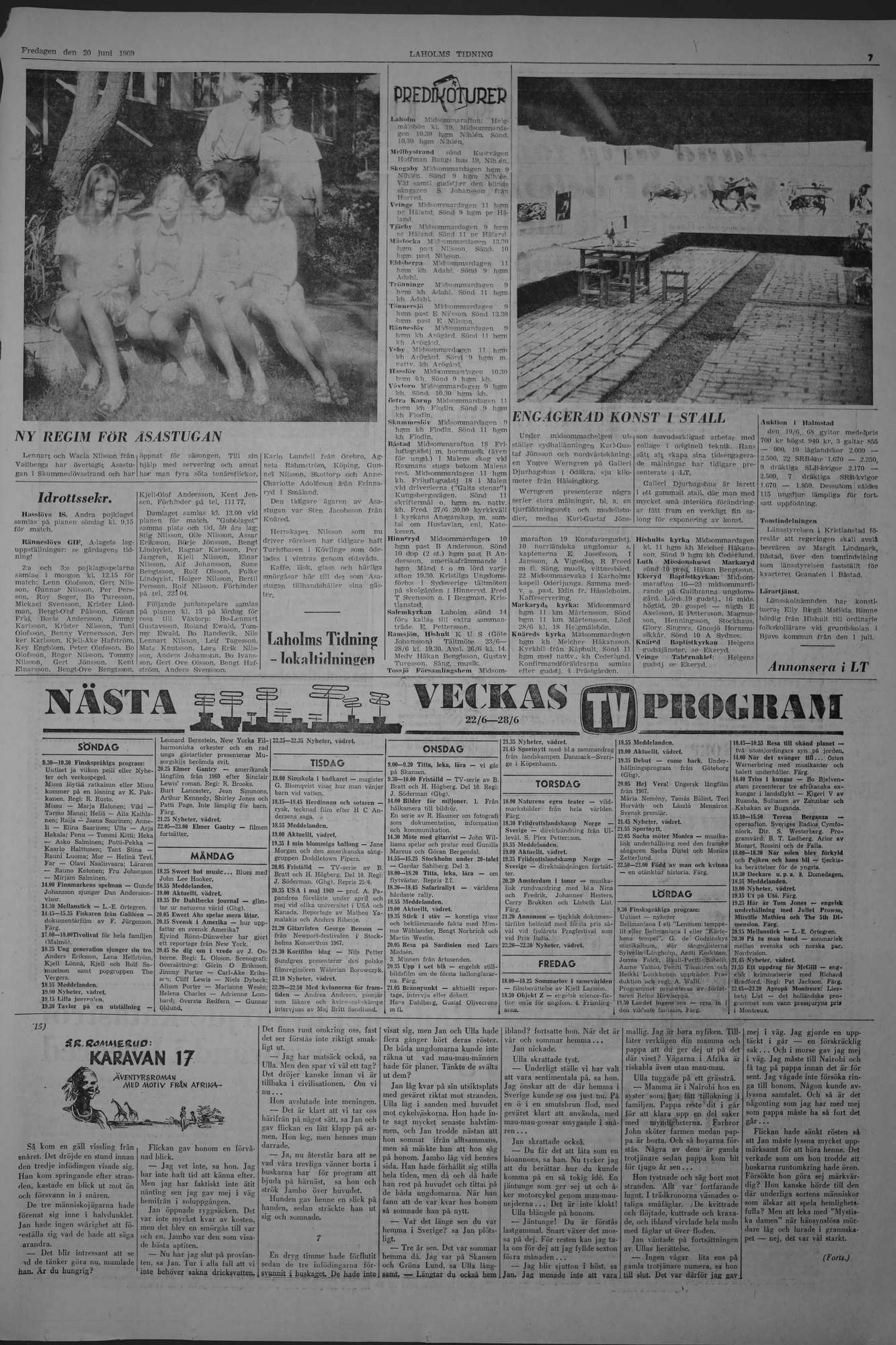 Laholms Tidning Fredag 20 juni 1969, sida 7