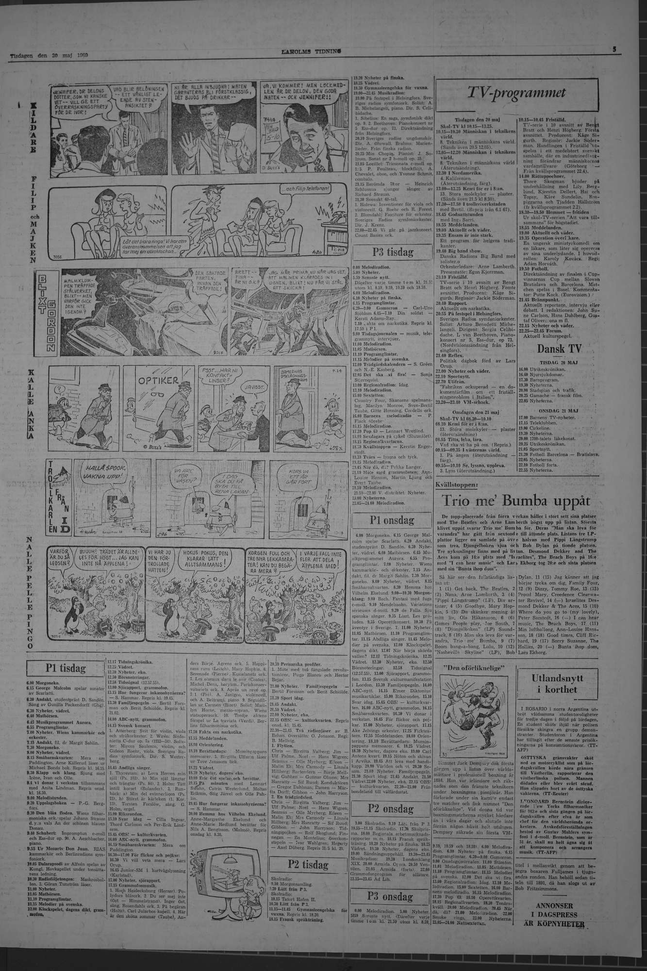 Laholms Tidning Tisdag 20 maj 1969, sida 5