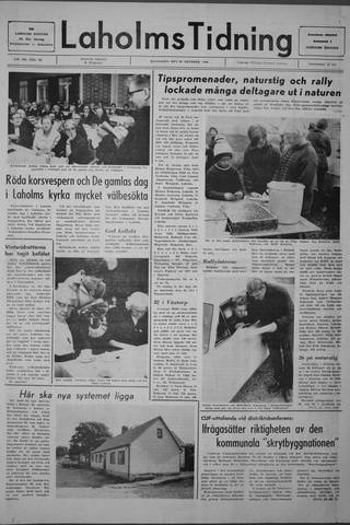 Förstasidan, Måndag 20 oktober 1969