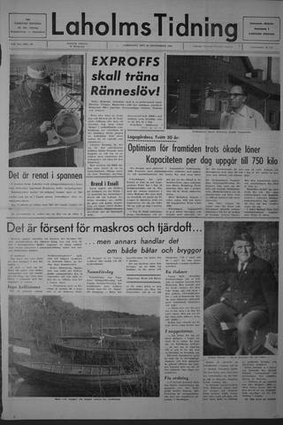 Förstasidan, Lördag 20 september 1969