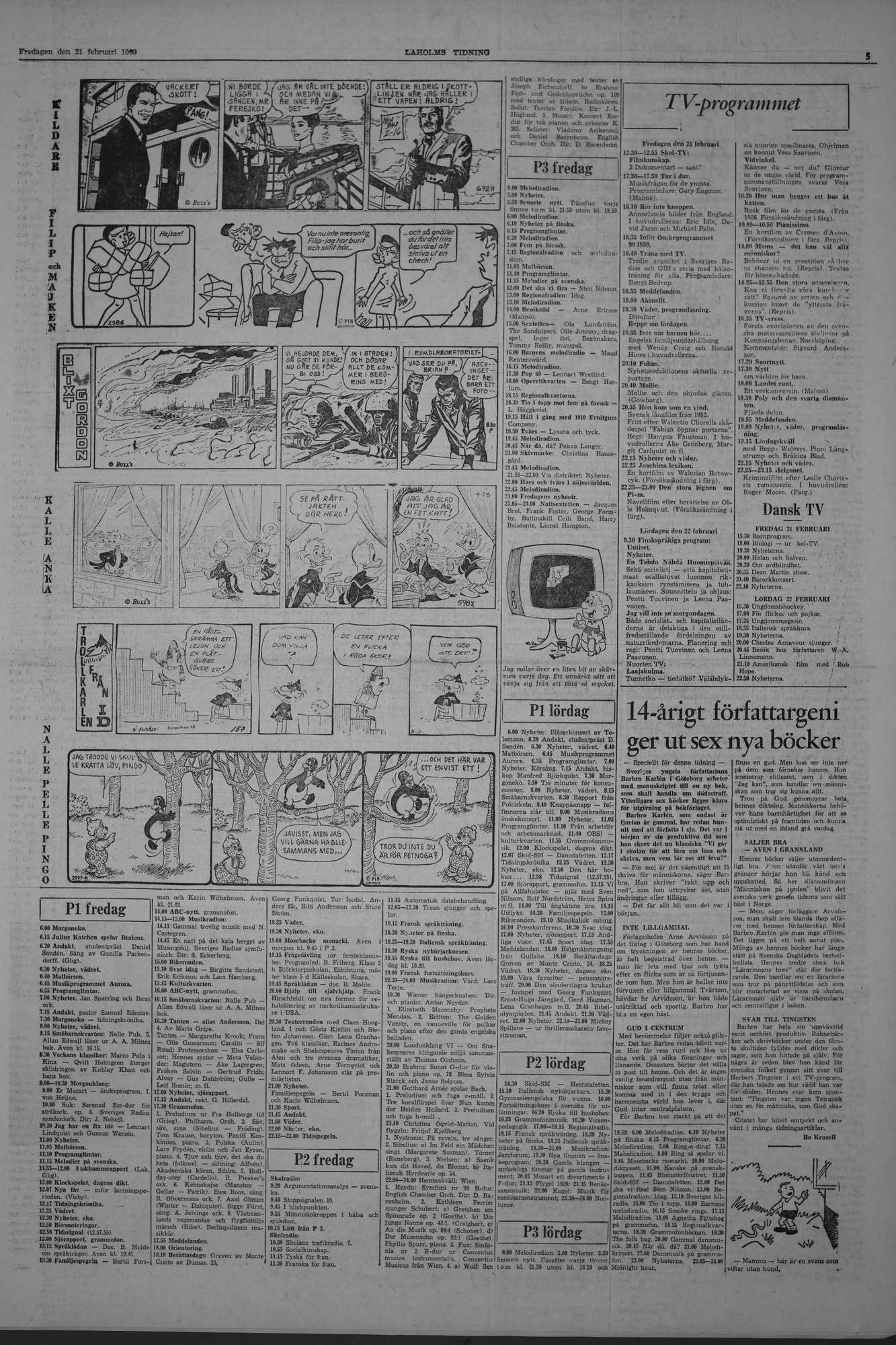 Laholms Tidning Fredag 21 februari 1969, sida 5