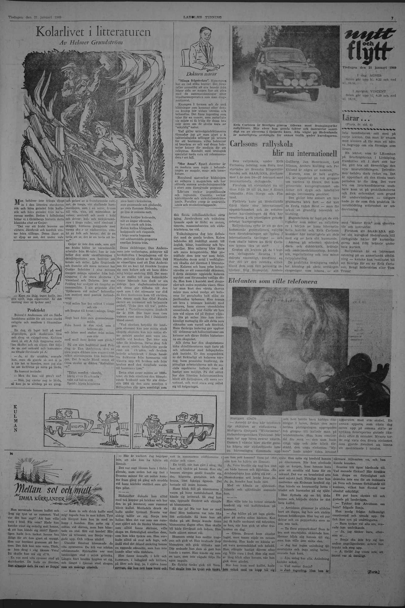 Laholms Tidning Tisdag 21 januari 1969, sida 7