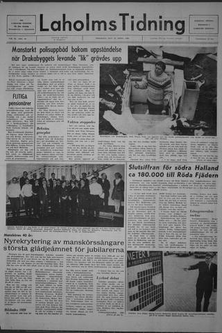 Förstasidan, Tisdag 22 april 1969