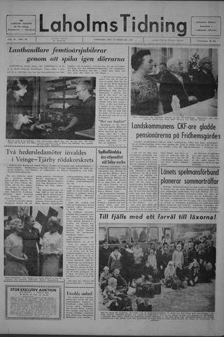 Förstasidan, Lördag 22 februari 1969
