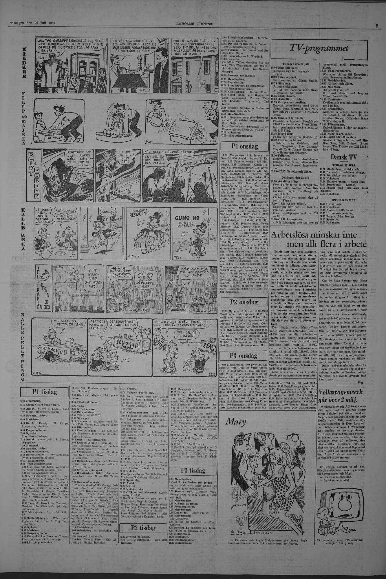 Laholms Tidning Tisdag 22 juli 1969, sida 5