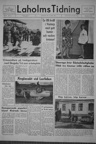 Förstasidan, Onsdag 23 april 1969