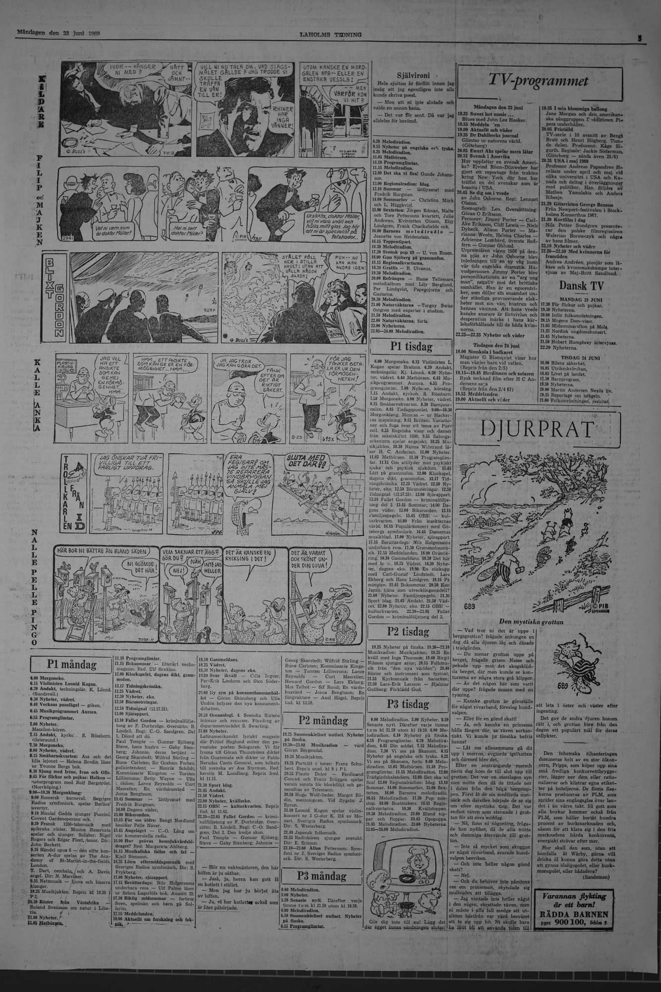 Laholms Tidning Måndag 23 juni 1969, sida 5