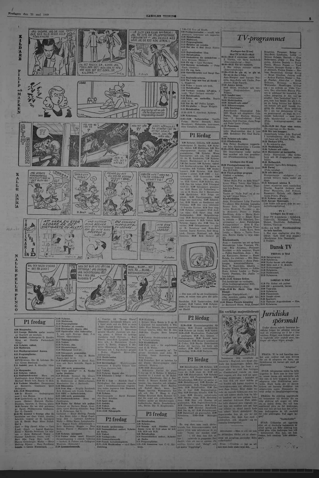 Laholms Tidning Fredag 23 maj 1969, sida 5