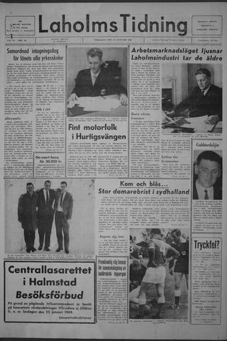 Förstasidan, Fredag 24 januari 1969